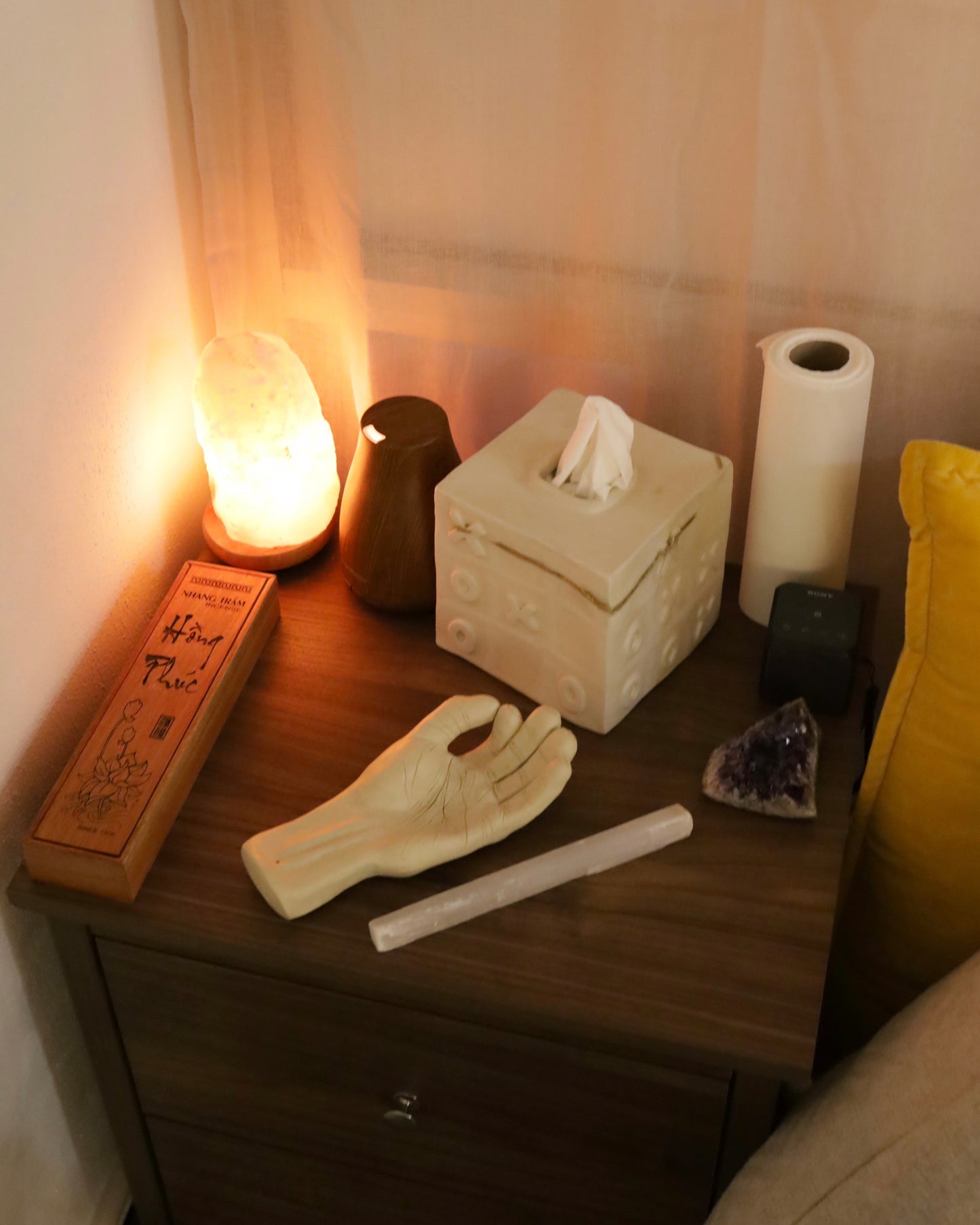 opening box series - flow ceramic tissue box