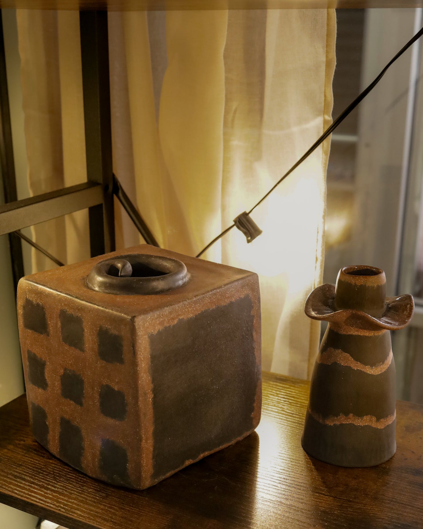 opening box series - flow ceramic tissue box