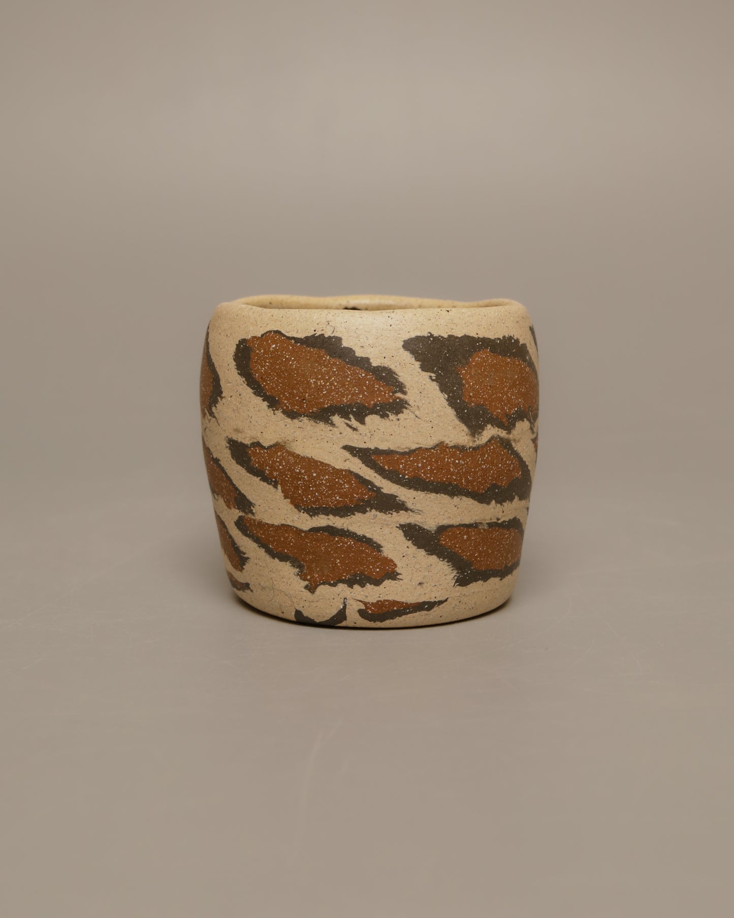 Animal print inspired part ii - leopard print small cup (second piece in the group photo)