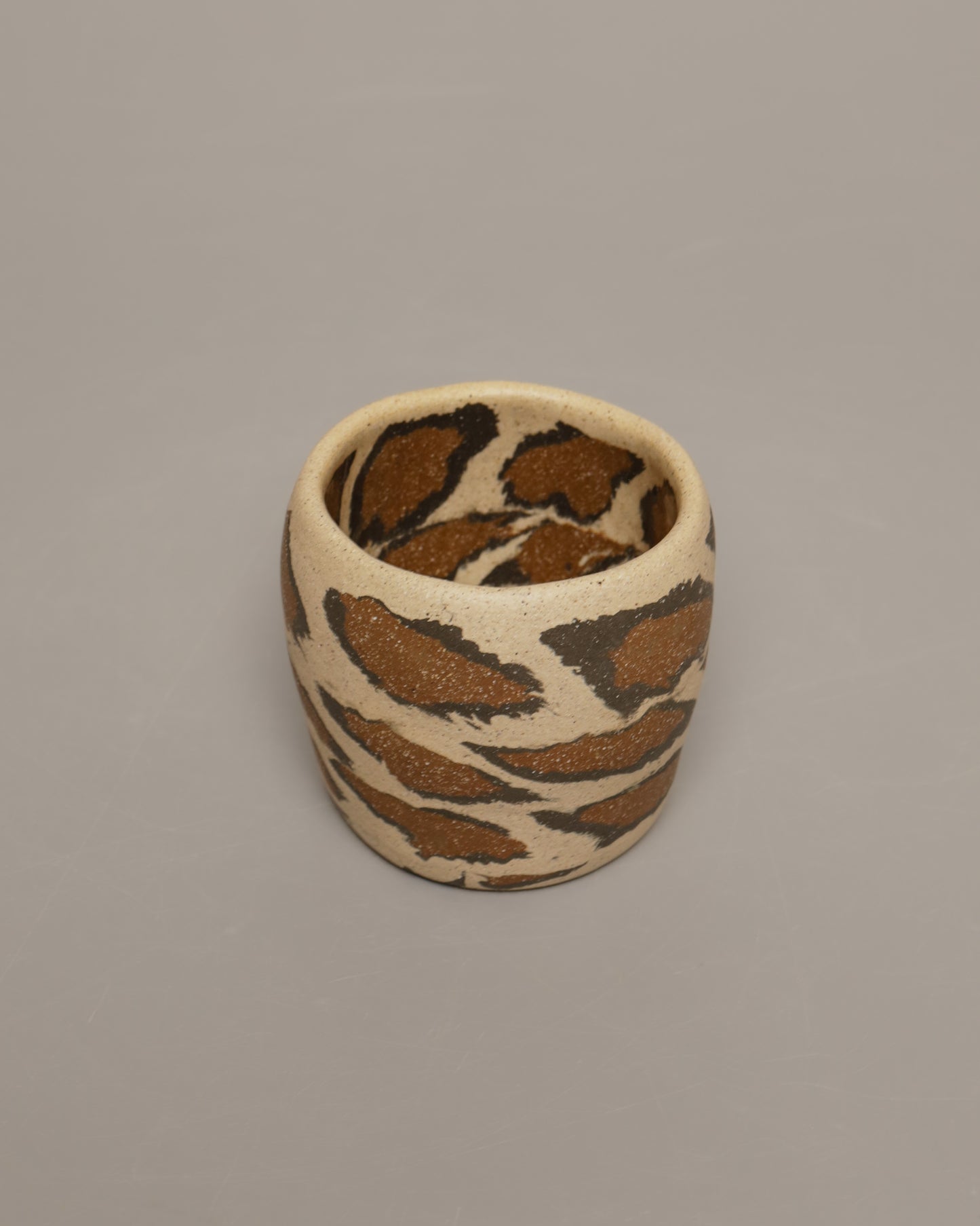 Animal print inspired part ii - leopard print small cup (second piece in the group photo)