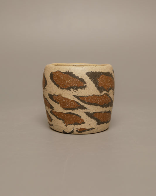 Animal print inspired part ii - leopard print small cup (second piece in the group photo)